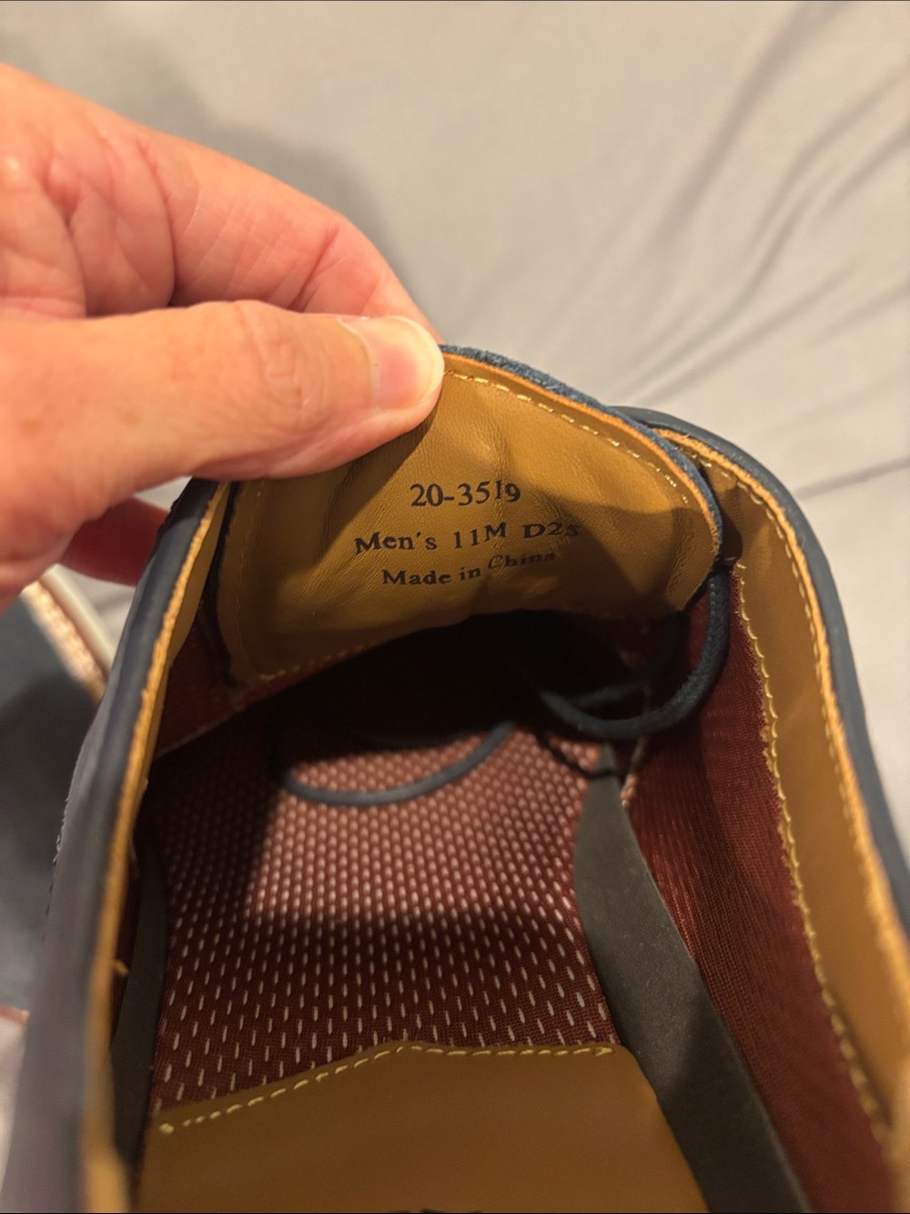 NEW Johnston & Murphy Men’s Nubuck Oxford Shoes 11M - Picture 5 of 7